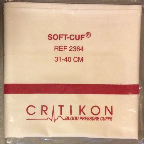 Critikon 2364 Soft-Cuff Blood Pressure Adult Large 330 single units available