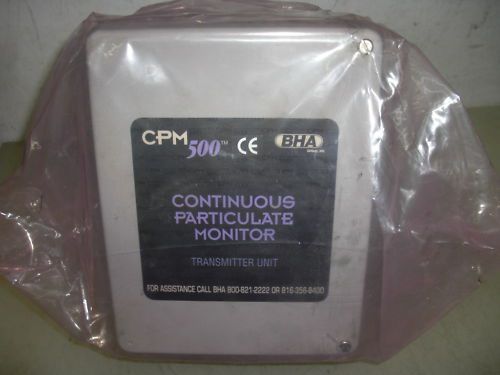 BHA CONTINUOUS PARTICULATE MONITOR CPM500CE X-MITT *NEW