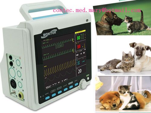 Veterinary,VET UseICU CCU Vital Signs Patient Monitor ECG NIBP SPO2 RESP TEMP PR