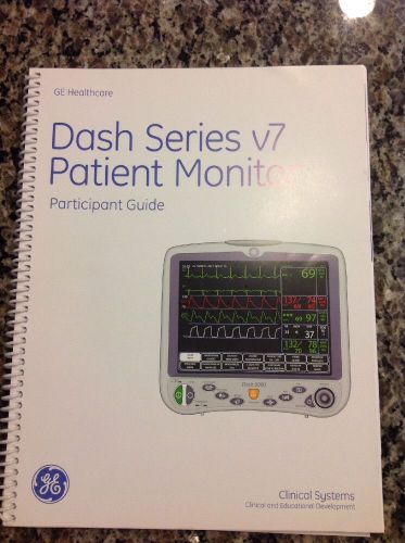 GE Healthcare Dash Patient Monitor Instruction Book