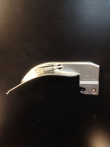 Welch Allyn - Laryngoscope MacIntosh Blade, Size 3, Fiber Optic - REF# 69043