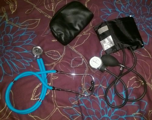 Stethoscope Manual Blood Pressure Kit Nursing CNA
