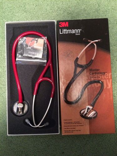 Littman 3M Stethoscope Master Cardiology Burgundy 27 inches