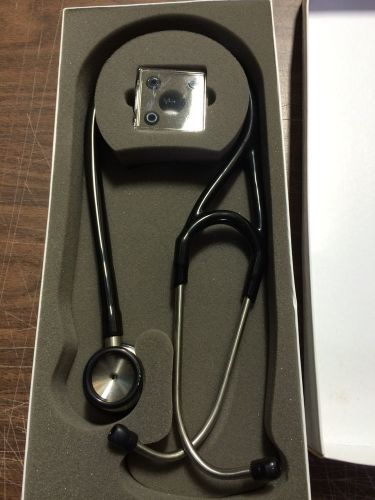 Tech-Med Services Cardiology Stethoscope Latex Free Black 1006