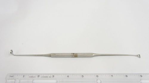 V. Mueller RH3593 Coakley Sinus Curette, DE No 5 and No 6, 9-5/16in Length