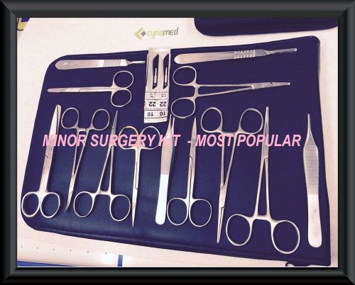 72 ea. or. grade minor surgery laceration suture kit set surgical instruments for sale