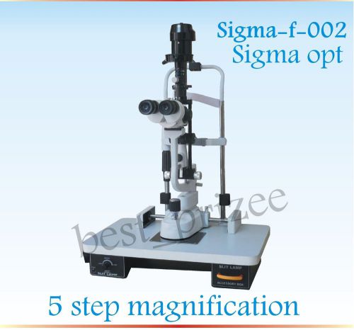 Sigma slit lamp , 5 step magnification, slit lamps , free shipping for sale