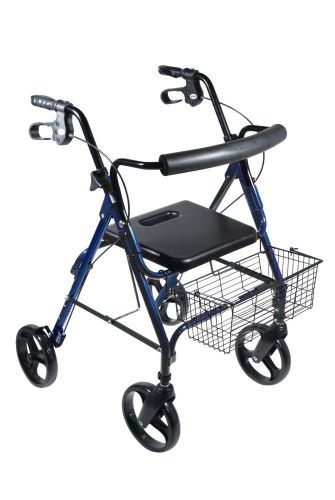 Drive Medical D-Lite Rollator, Blue