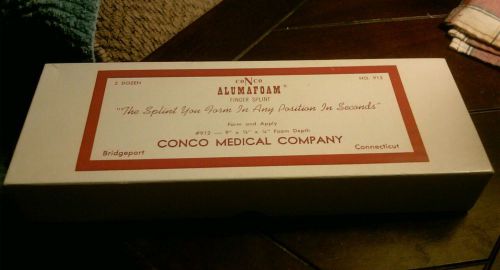 1 partial Box of 10 Conco Medical Co  AlumaFoam Finger Splints No.912 9&#034;