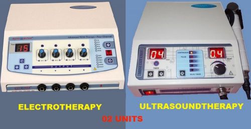Electrical Stimulator &amp; Ultrasound Therapy Portable Electrotherapy 2 unit 1 sale