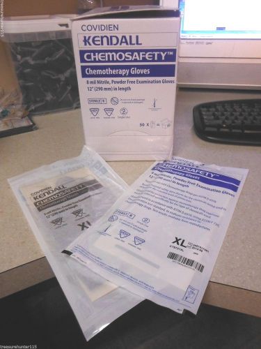 KENDALL CHEMOTHERAPY GLOVES SIZE XL LOT OF 50