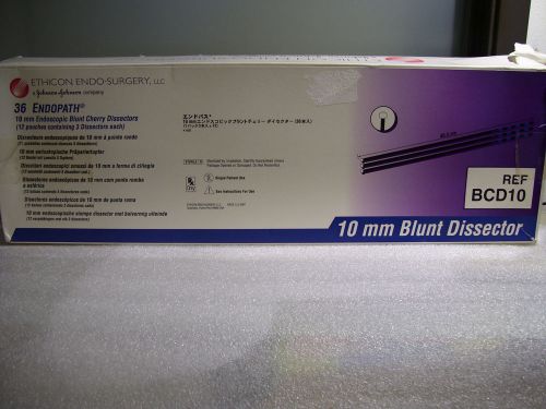 ! endopath 10mm endoscopic blunt cherry dissector bcd10 box of 36 for sale