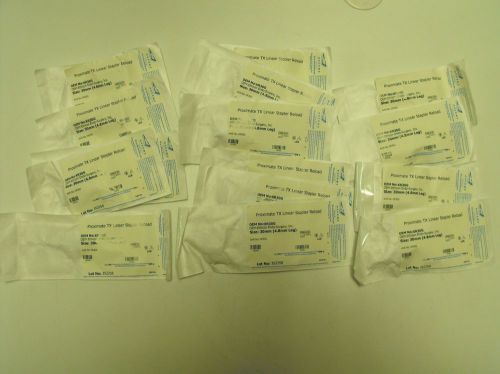 ENDOSCOPY LINEAR STAPLER RELOADS LOT OF15 PROXIMATE TX XR30G 30MM STERILE