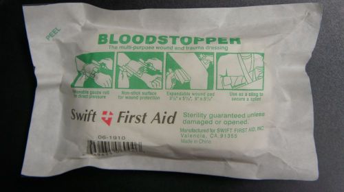 Swift First Aid 06-1910 Bloodstopper Wound and Trauma Dressing ~ Lot of 70