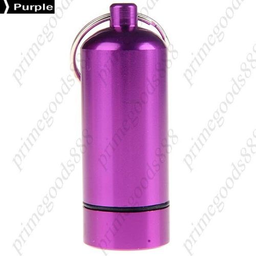 Waterproof Bottom Concave Medicine Bottle Pill Holder Medicine in Purple