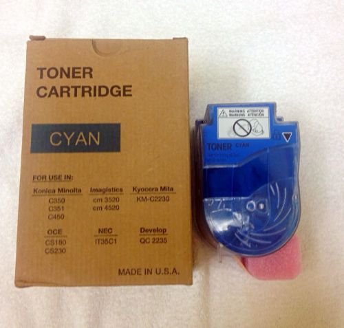 Konica Minolta Cyan Toner Cartridge OEM: 4053-701 TN310C V8940