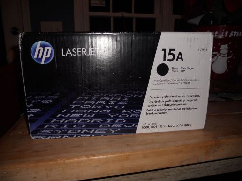 HP C7115A 15A Genuine Toner Cartridge New Laserjet 1000 1005 1200 1220 3300 3380