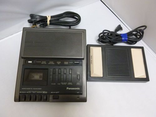 Panasonic RR-930 Microcassette Recorder Transcriber W/ Foot Pedal  Tested