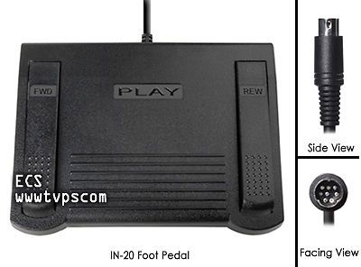Panasonic IN-20 RR-830 RR-930 RP-2692 Foot Pedal