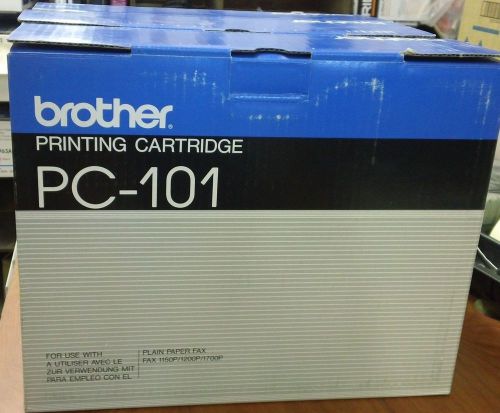 NEW GENUINE Brother PC-101 Printing Cartridge PLAIN PAPER FAX