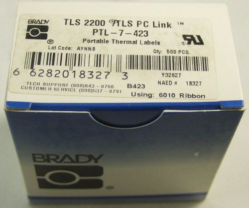 Brady ptl-7-423 printer label roll for sale