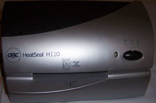 Gbc h110 heat seal laminator 4.5&#034; pouch heatseal photo photos badges for sale