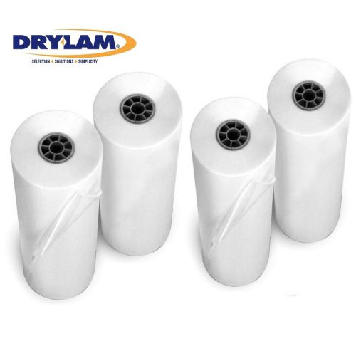 25&#034; x 500&#039; laminating roll film - dry-lam school lam brand - 4 rolls - 1&#034; core for sale