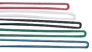 Standard color mix luggage tag loops, plastic worm loop 9 inch loop for sale