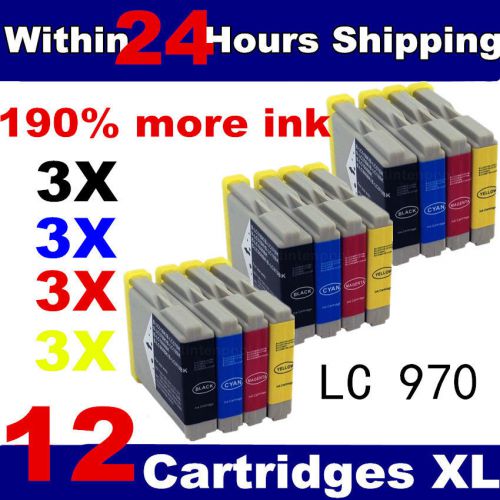 12 Compatible Ink Cartridges for brother series printer