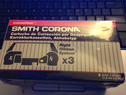 (2) Smith Corona H67116 Lift-Off Correcting Cassettes Right Ribbon System