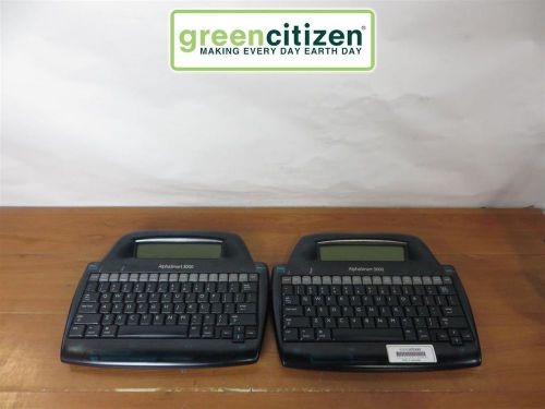 2 alphasmart 3000 portable lightweight laptop word processor for sale