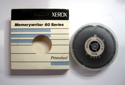 Xerox square 3 15 model 9r87563 printwheel for sale