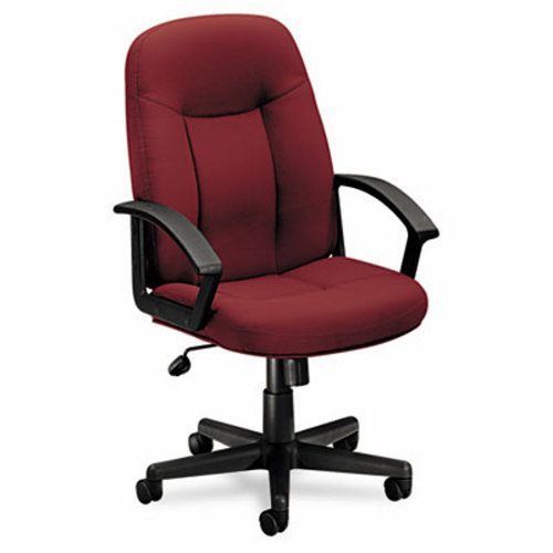 Managerial mid-back swivel/tilt chair, burgundy fabric/blk frame (bsxvl601va62) for sale