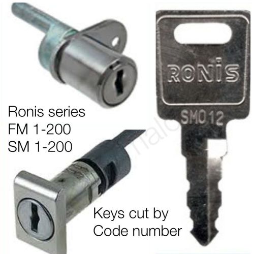 Ronis office desk / office draw / pedestal / lock keys cut by code for sale