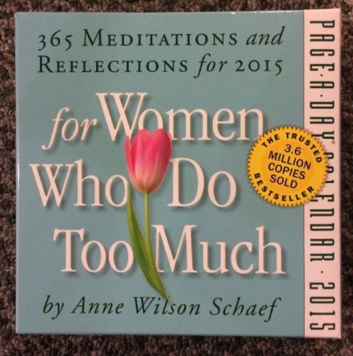 For Women Who Do Too Much 2015 Page-A-Day Calendar NIB