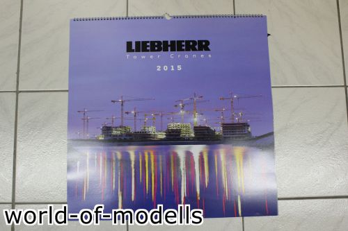 Liebherr Tower Twist Crane Calender for 2015 55x55cm Wandkalender