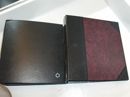2 franklin covey storage binders black &amp; (maroon and black) classic great buy!!! for sale