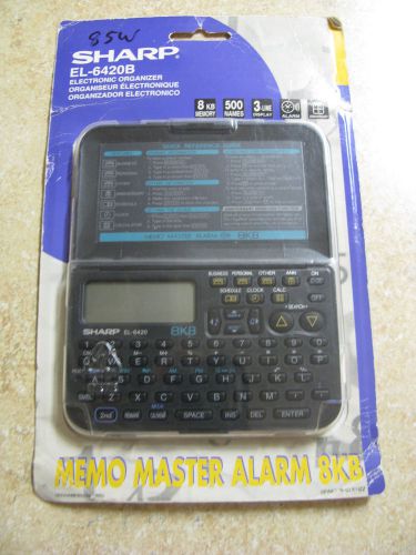 SHARP EL-6420B BRAND NEW Memo master Alarm Organizer 8KB New in package NIB
