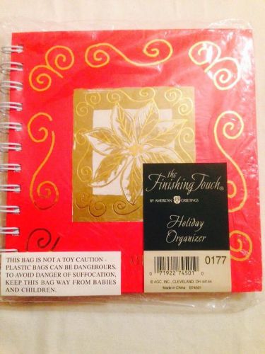 New American Greetings Holiday Organizer Gifts Address Spiral Bound