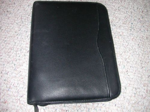 Day-Timer Black Leather or Leather-like Desk Planner Binder 7-ring