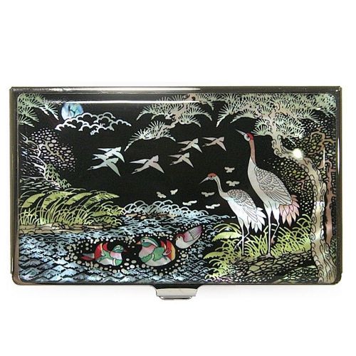 Business Card case ID Card Case Card Holder Credit Card Case Mother of Pearl P2