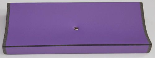 PINETTI Leather Desk Tray Pen Holder PURPLE Lavender NEW Accessory Made in Italy