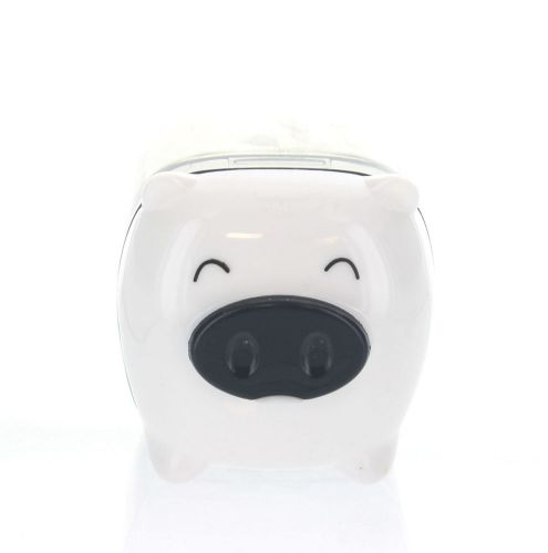 Cute White Happy Pig Pencil Sharpener (US Seller)