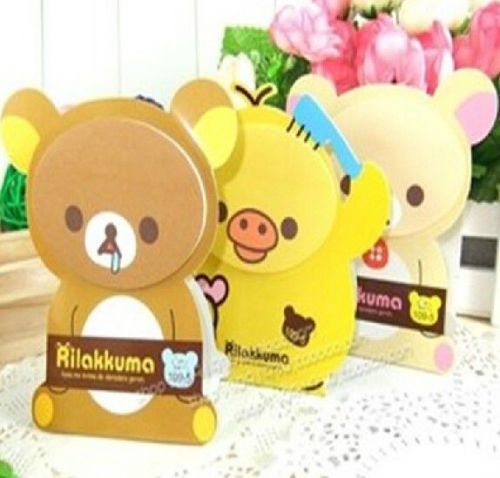 Fd1047 relax bear sticky marker diary notes stationery memo notepad ~random~ 1pc for sale