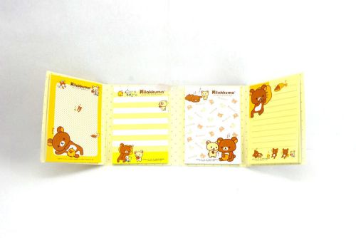 Kawaii&amp;cute Rilakkuma 4 styled notebook notepad V130