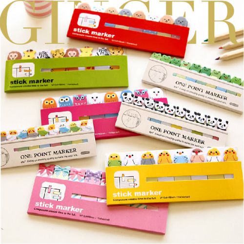 Funny Cartoon Sticker Post It Bookmark Index Tab Memo Mark Sticky Notes (AB56)