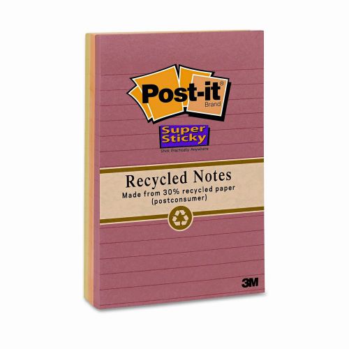 Post-it® Farmers Market Super Sticky Note Pad, 3 Pack