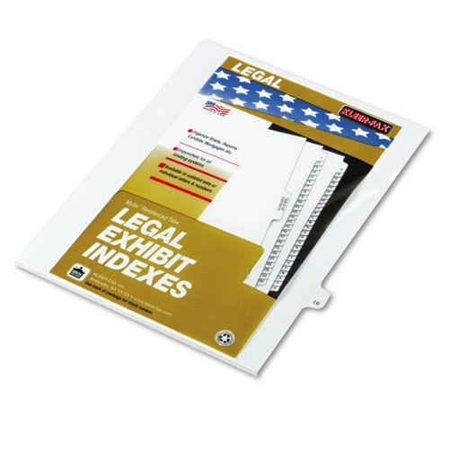 80000 Series Legal Index Dividers, Side Tab, Printed &#034;19&#034;, 25/Pack
