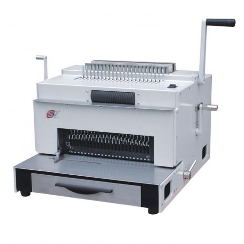 Electric punching binding machine revolver super 4 in 1 spiral wire-o cerlux for sale