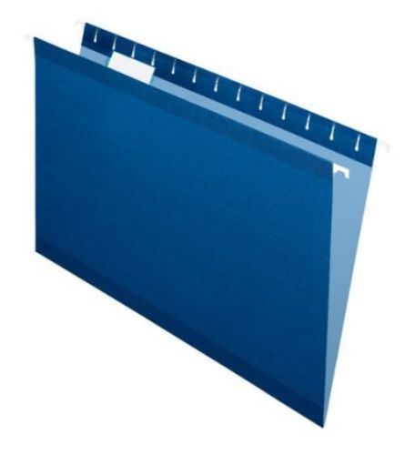 New pendaflex 415315nav hanging folder, reinforced, navy, 1/5 tab, legal, 25 per for sale